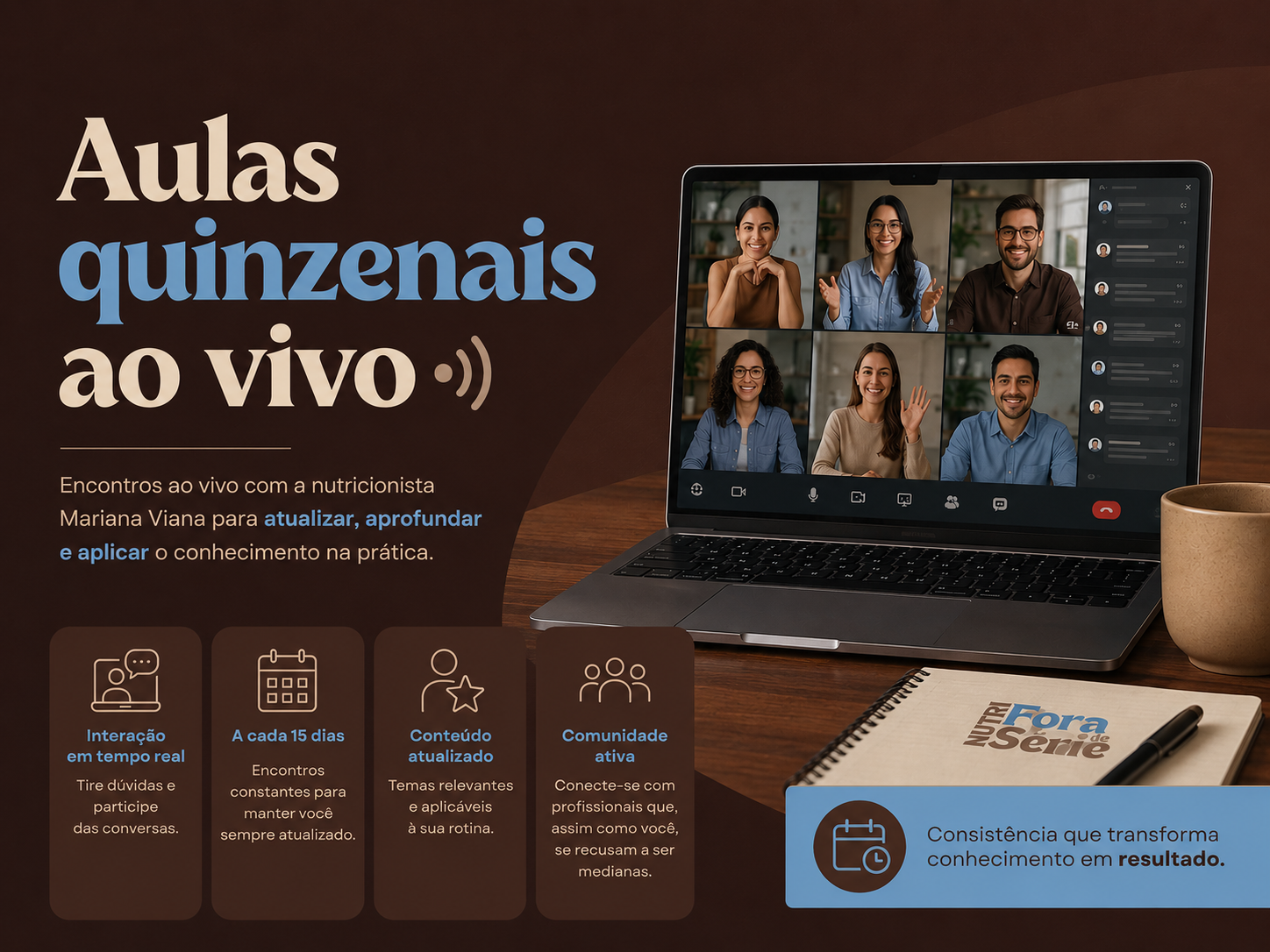 Aulas Quinzenais ao Vivo